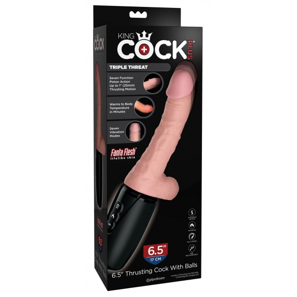 Consolador de pene King 14 x 3,6 cm