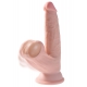 Realistische 3D Cock swingende ballen 13 x 4,2 cm