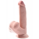 Realistischer 3D-Dildo Schwanz schwingende Kugeln 18 x 5 cm