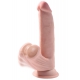 Realistischer 3D-Dildo Schwanz schwingende Kugeln 18 x 5 cm