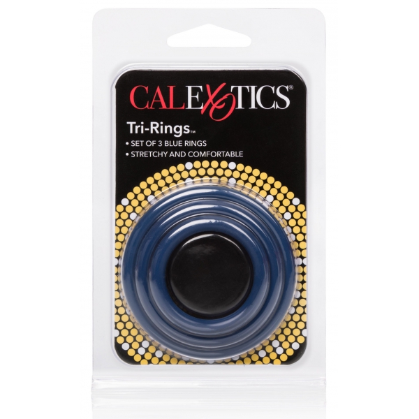 Cockrings Tri-Rings Blau