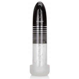 Automatic penis pump with textured sheath 20 x 6 cm