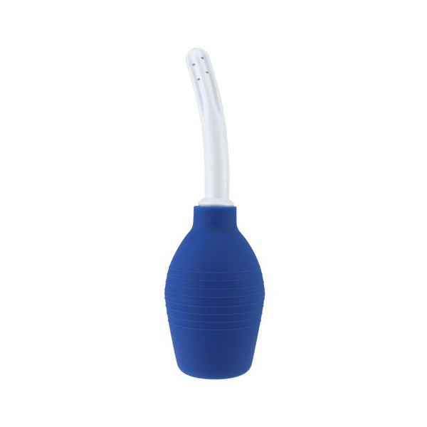 Blue Anal Shower Enema Pear 2 - Insertion 12 x 2cm