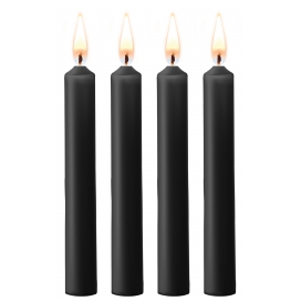 Set of 4 mini candles SM Wax Black