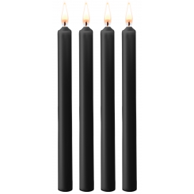 4er-Set SM-Kerzen Teasing Wax Schwarz