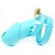 Silicone Chastity Cage Bran 9 x 3cm Blue