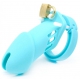 Silicone chastity cage Blue 9 x 3cm