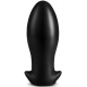 Saurus Egg XL Plug de Silicone 16,5 x 7,3cm Preto