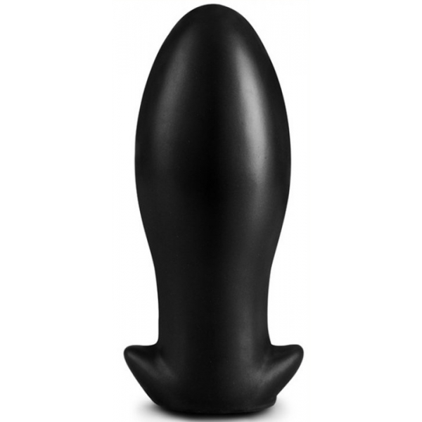 Plug Silicone Saurus Egg L 14 x 6.3cm Noir