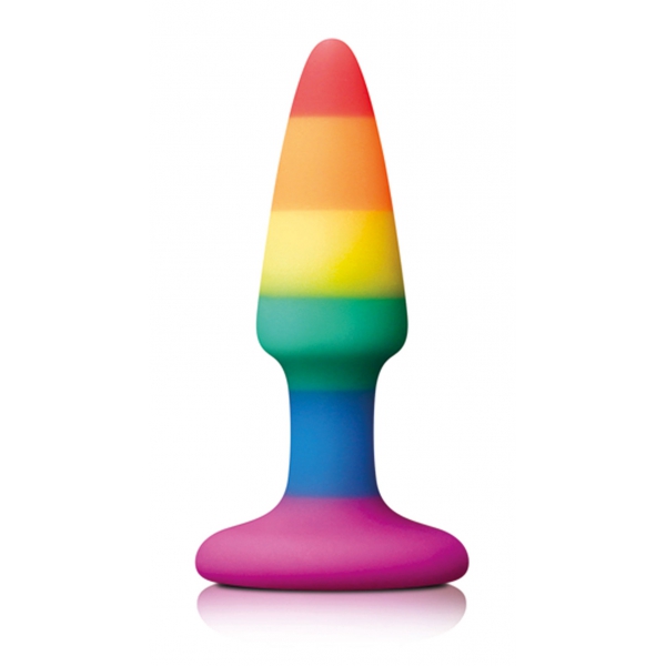 Rainbow Silicone Plug 8 x 2.4 cm