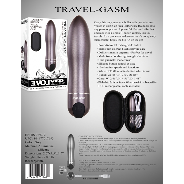 Mini Vibrator Travel Gasm 9cm