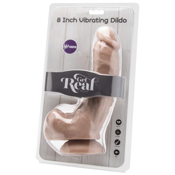 Get Real vibrerende dildo 17 x 5,5 cm