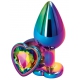 Cuore Arcobaleno M 7 x 3,5 cm