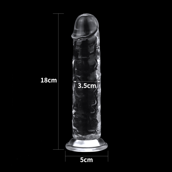 Durchsichtiger Dildo Flawless 16 x 3.5 cm