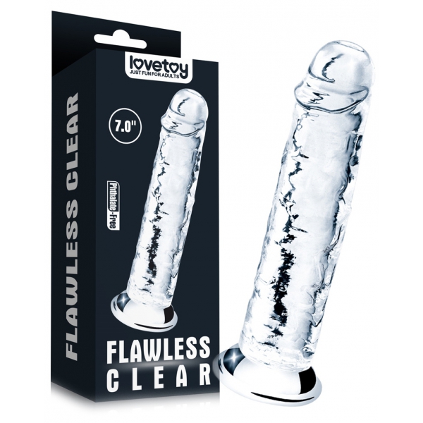 Durchsichtiger Dildo Flawless 16 x 3.5 cm