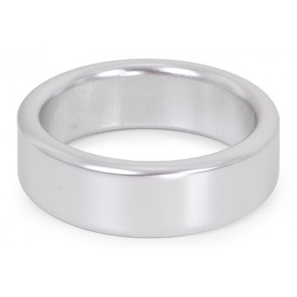 Aluminum Cockring Circle 15mm Silver