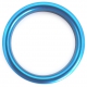 Aluminum Cockring Circle 15mm Blue