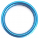 Cerchio in alluminio 15 mm blu
