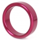 Círculo de anillas de aluminio de 15 mm de color púrpura
