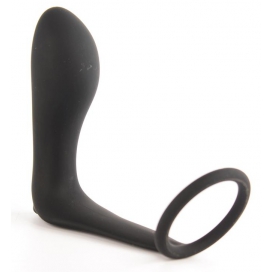 Ansel Vibrating Cockring + Plug 9 x 3 cm - Anillo 36mm