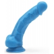 Consolador Happy Dick 14 x 3,8 cm Azul