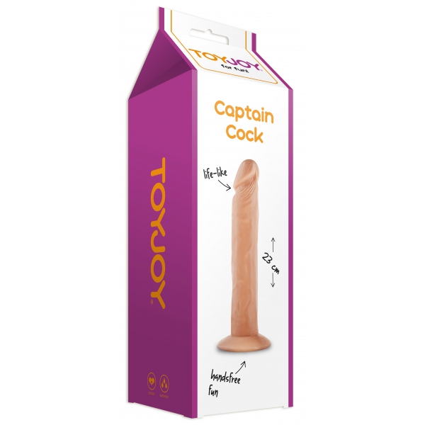 Realistic dildo Captain Cock 22 x 4.5 cm