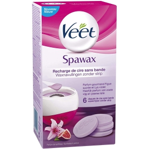 Veet Men Veet Spawax Stripless Wax Disc Refills 6 - Sweet Fig and Purple Lily