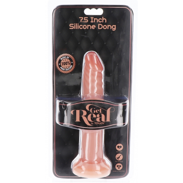 Obter Dildo de Silicone Real 18 x 3,5 cm