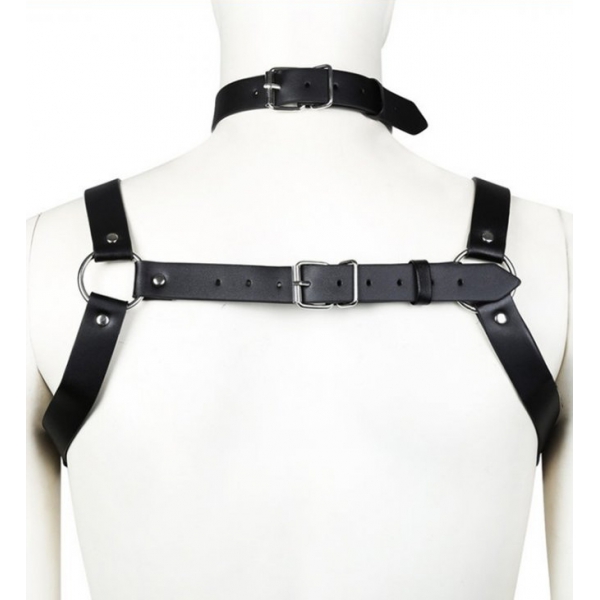 Chest Harness Belt With Collar