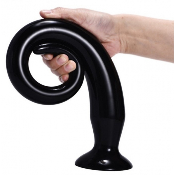 Dildo Tail Flex S 30 x 3,5 cm Nero