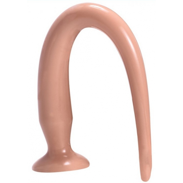 Langer Dildo Tail Flex M 40 x 4.5 cm Flesh