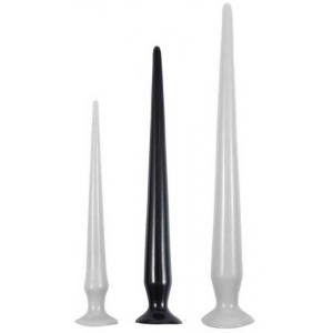 Deepleasure Dildo Tail Flex M 40 x 4,5 cm Preto