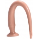 Long dildo Tail Flex L 48 x 4.5 cm Flesh