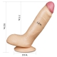 Realistic dildo Enduro 17 x 4.5 cm