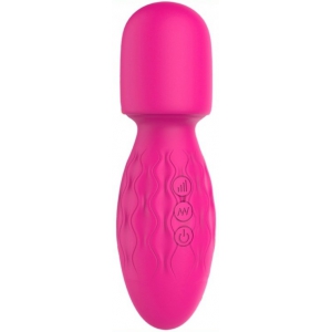 Mini Toverstok Power Magic 15cm - Hoofd 42mm Roze