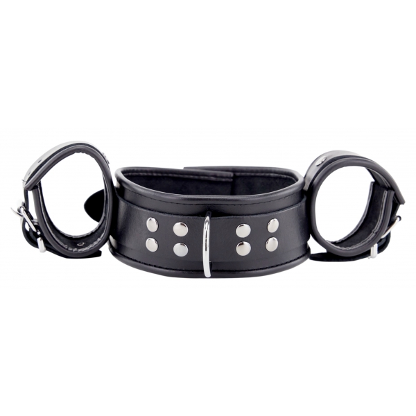 Restraint Cuffs Neck / Leather Hands