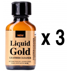 BGP Leather Cleaner LIQUID GOLD 24ml x3