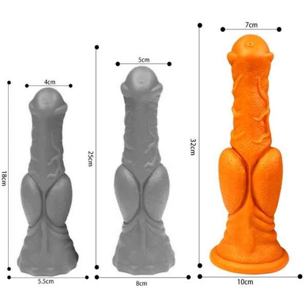 Consolador Canis L 28 x 8,5cm