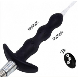 Auto-Spray Vibrating Enema Plug 14.5 x 3cm