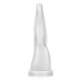 Gode Silicone ZEPS M 22 x 6cm Gris
