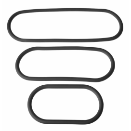 XPlay - PerfectFit Lot de 3 anneaux péniens en silicone WRAP RING