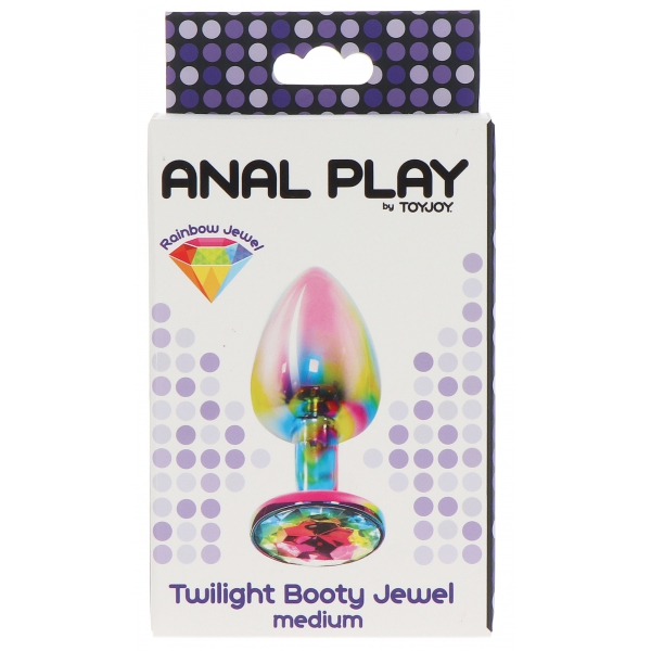 Anal-Juwel Twilight Rainbow M 7 x 3.5cm