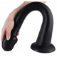 Dildo Balena S 38 x 3,8 cm - punta 3,5 cm Nero