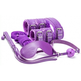  7 pieces BDSM set Wicked Violet