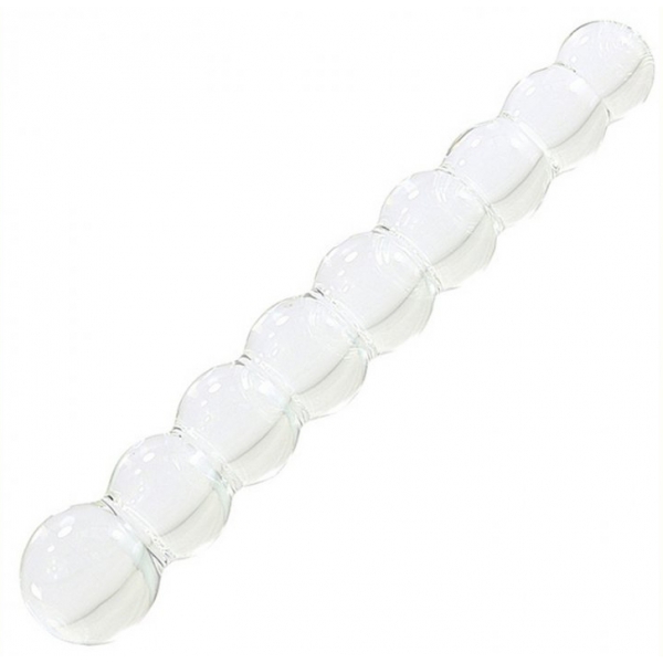 Glazen dildo Snowball 12.6 x 2cm