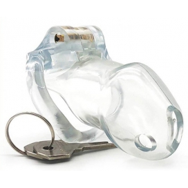 CB-3000 Hide Lock Male Chastity Device Transparent