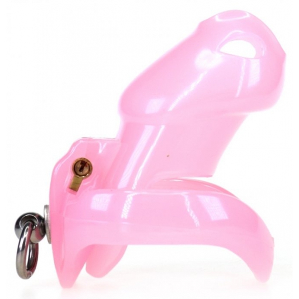 Stop This chastity cage 9 x 3cm Pink