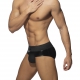 Slip Front & Back Zip Rub Black