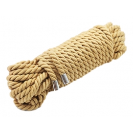 Cuerda de algodón dorada de 10 m