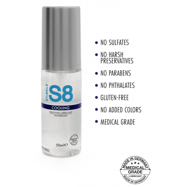 Lubricante efecto frío S8 50mL